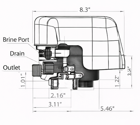 AerPro Valve Head Diagram — view 1